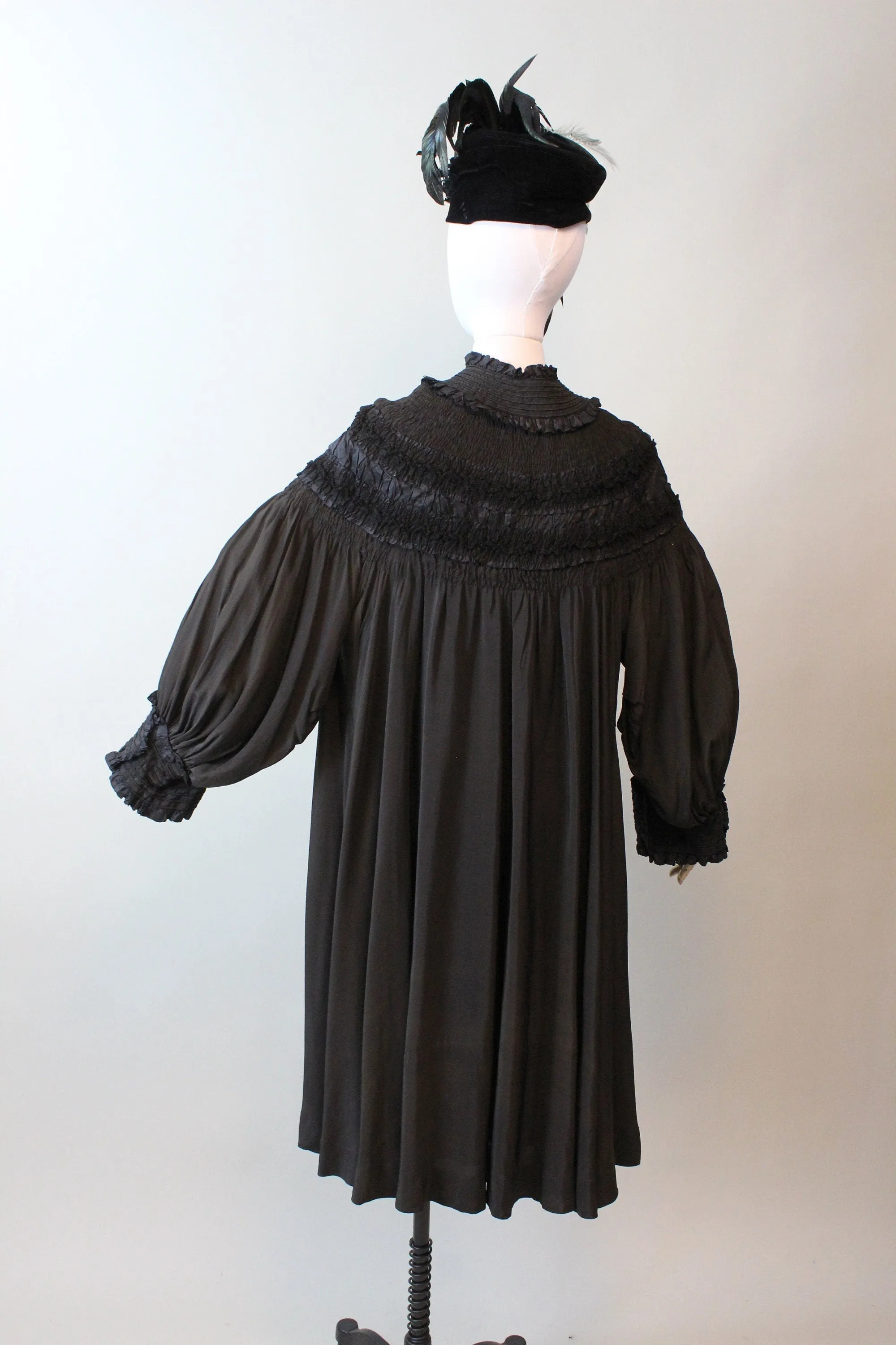 1910 rare EDWARDIAN SILK smock coat all sizes | new fall