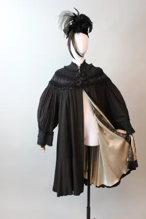 1910 rare EDWARDIAN SILK smock coat all sizes | new fall