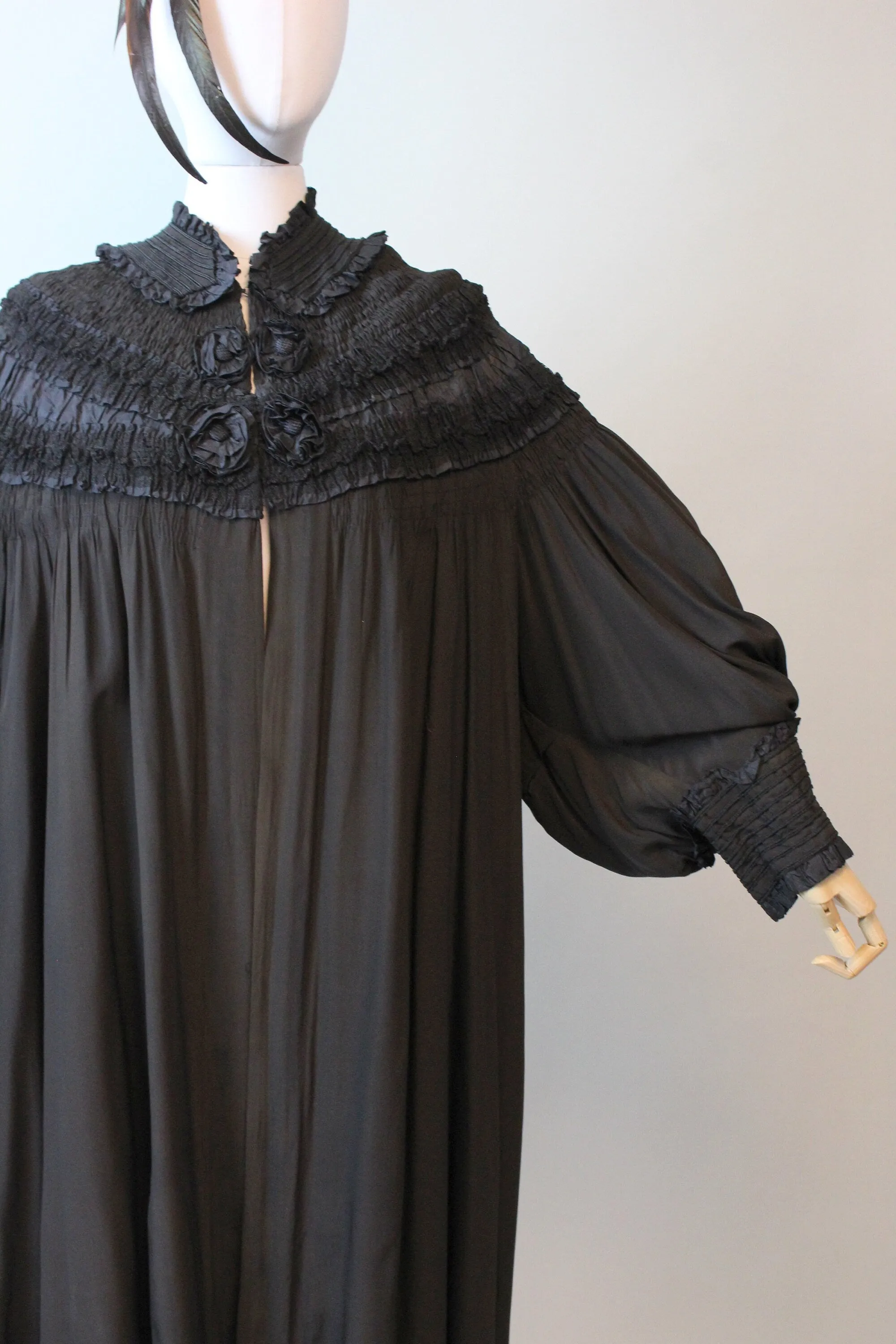 1910 rare EDWARDIAN SILK smock coat all sizes | new fall