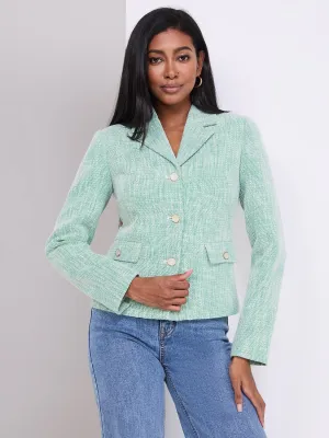 3-Button Boucle Blazer