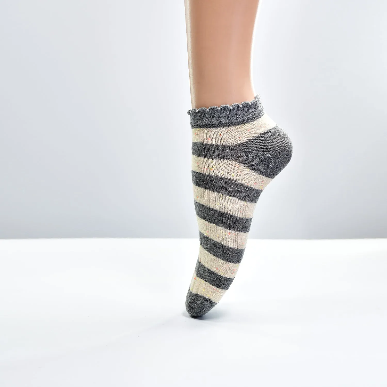 6363 1PAIR SOCKS PRINTED TRENDY MULTIPLE DESIGNER SOCKS