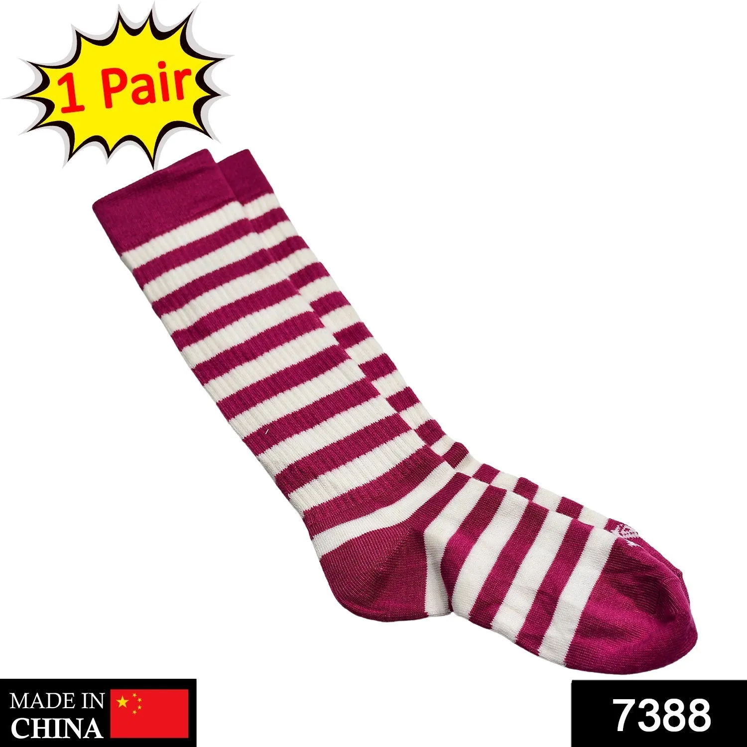 7388 1PAIR SOCKS PRINTED TRENDY MULTIPLE DESIGNER SOCKS football socks