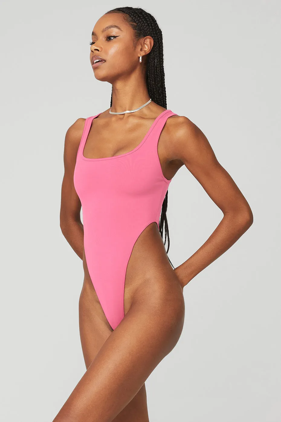 Airbrush Hot Shot Bodysuit - Pink Fuchsia