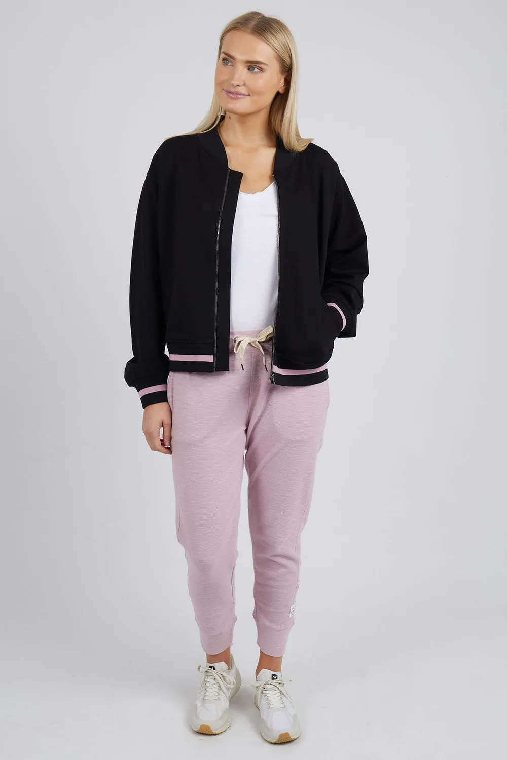 Alena Bomber Jacket in Black