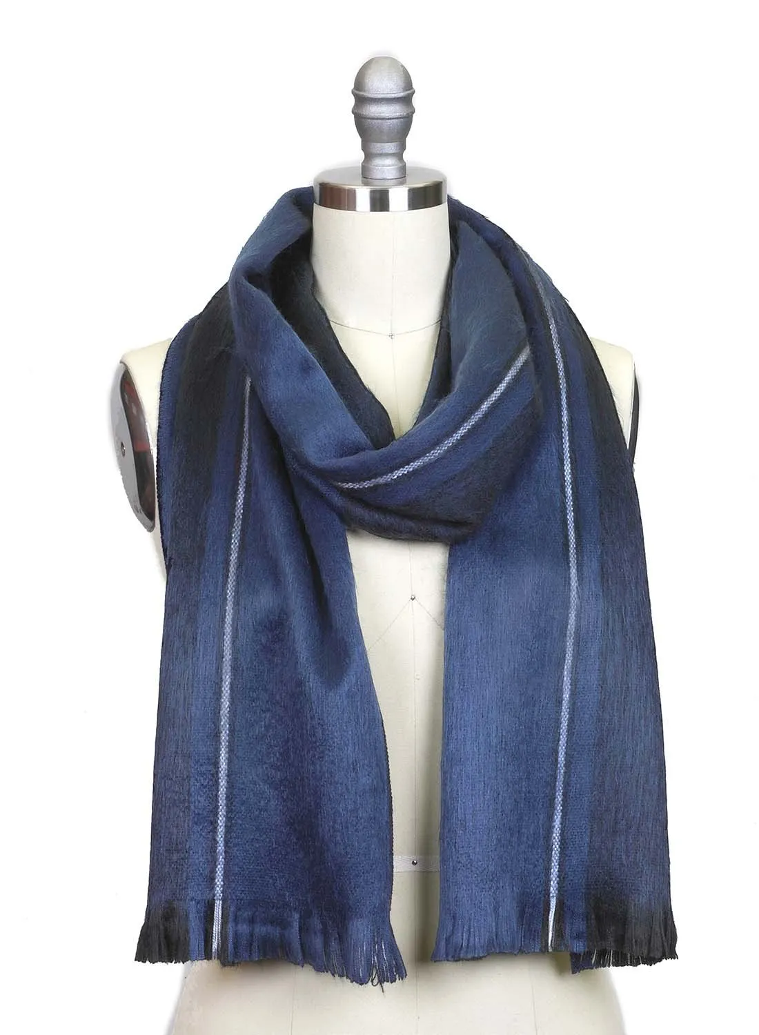 Alpaca Scarf - Cobalt Blue