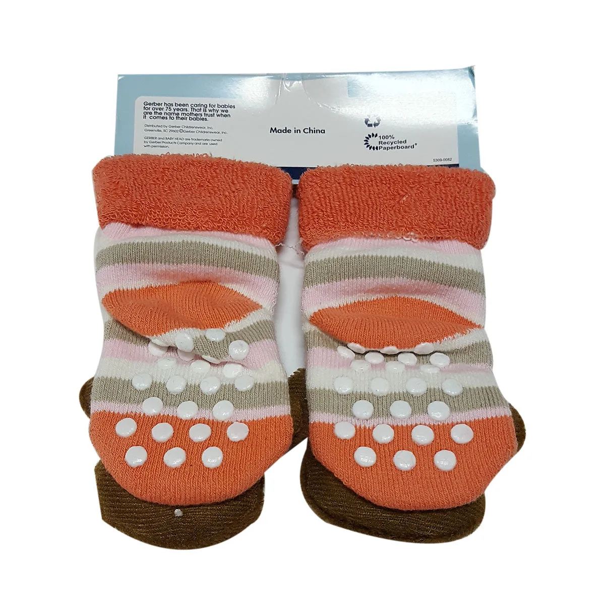 Animal "Rattle" Socks - Monkey Special Offer