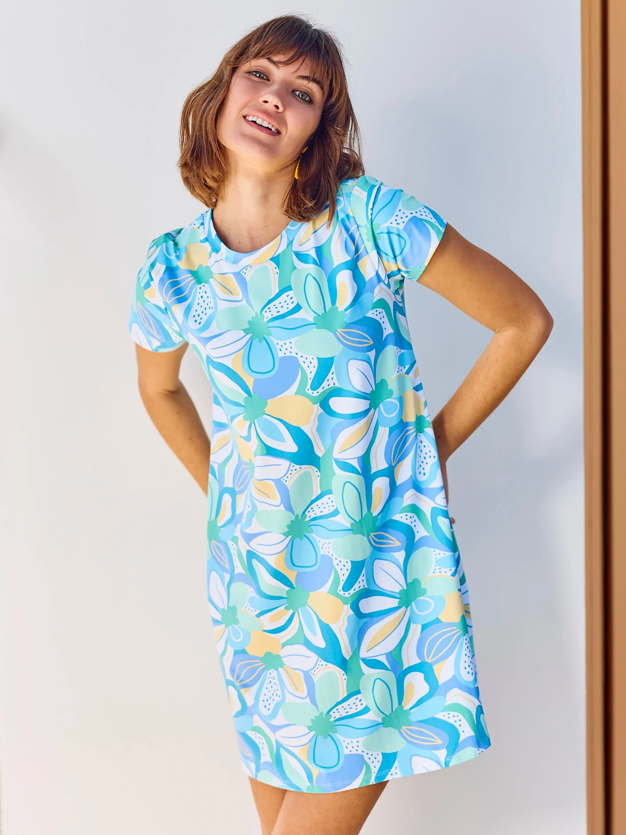 Augusta Dress | Color Me Happy Blue