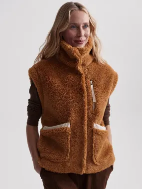 Balter Relaxed Sherpa Gilet - Cafe Spice