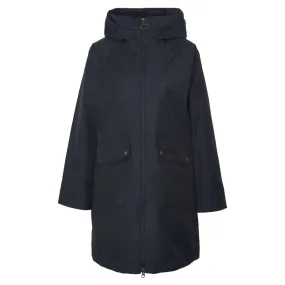 Barbour Heron Ladies Waterproof Jacket - Dark Navy