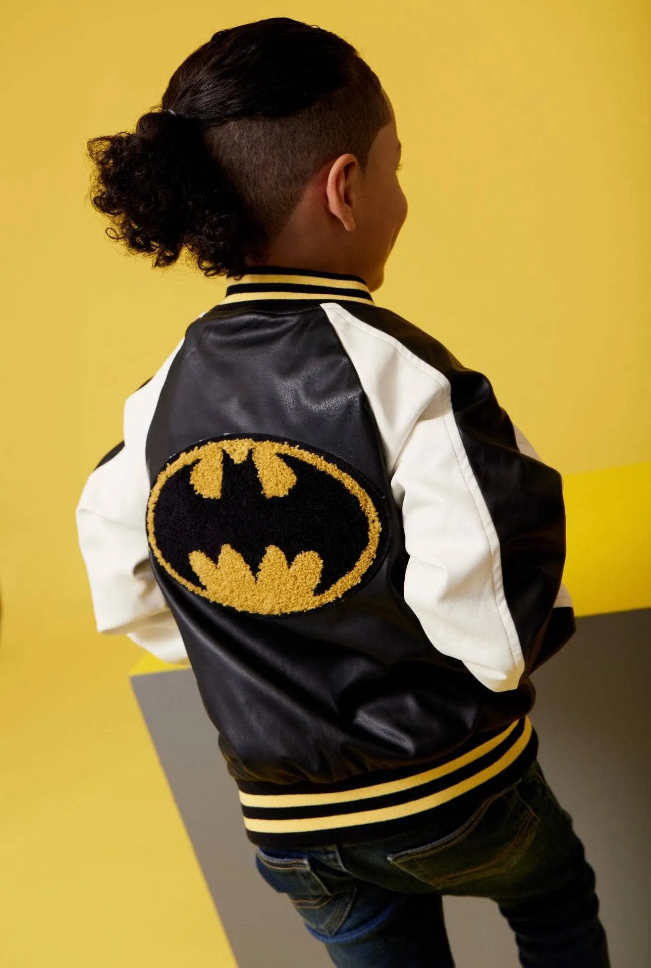 Batman™ Patched Leather Jacket