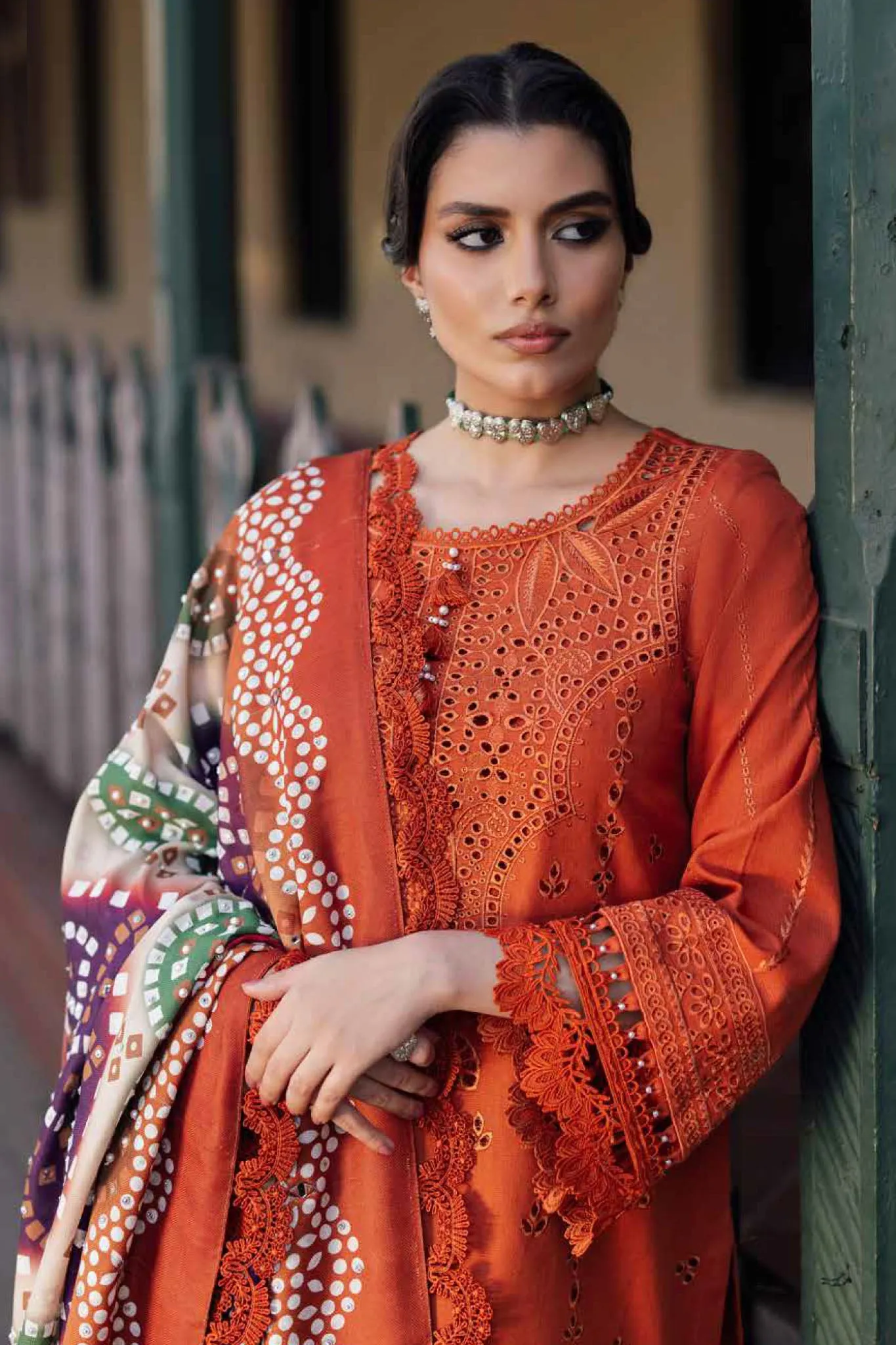 Bazar By Nureh Unstitched 3 Piece Khaddar With Shawl Collection'2024-NE-116