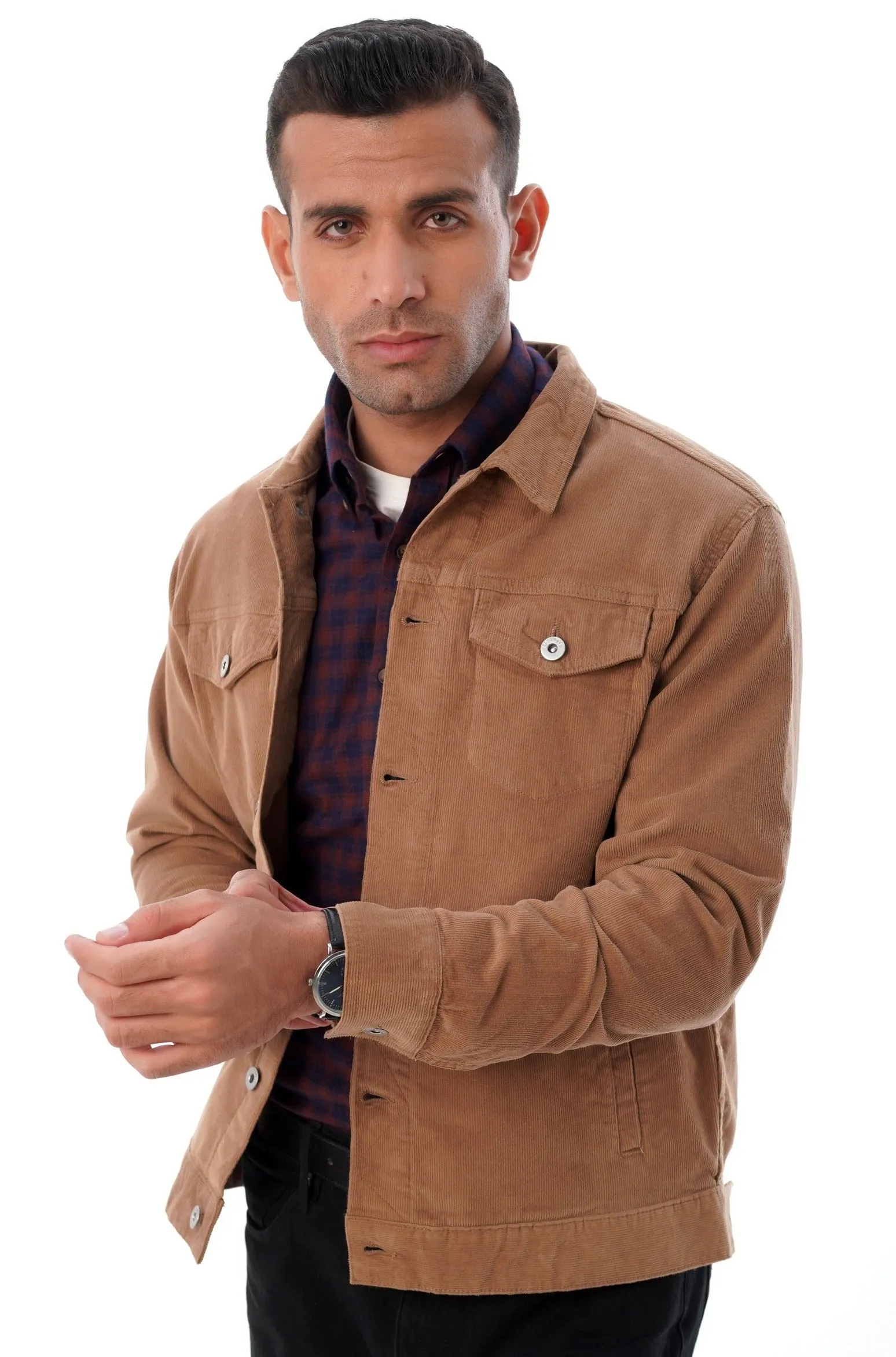 Beige Corduroy Jacket