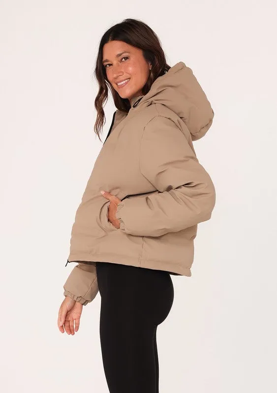 Billie Zip-Up Hooded Puffer Jacket