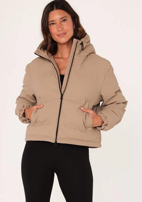 Billie Zip-Up Hooded Puffer Jacket