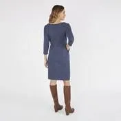 Blue Spot Mosaic Dress