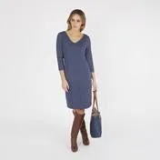 Blue Spot Mosaic Dress