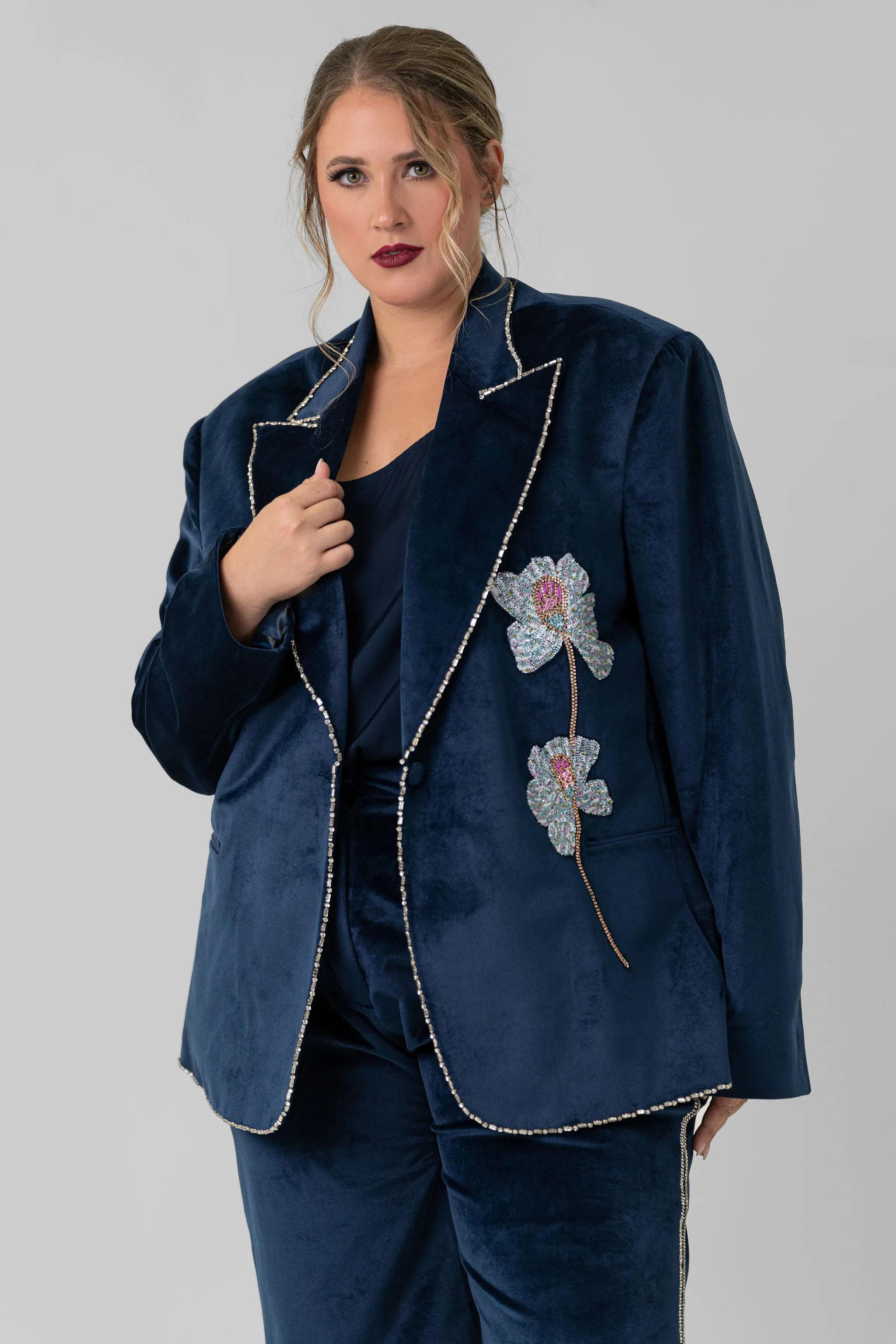 BLUE VELVET JACKET