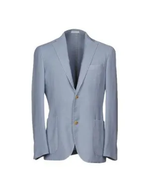 Boglioli Man Blazer Pastel blue 38 suit