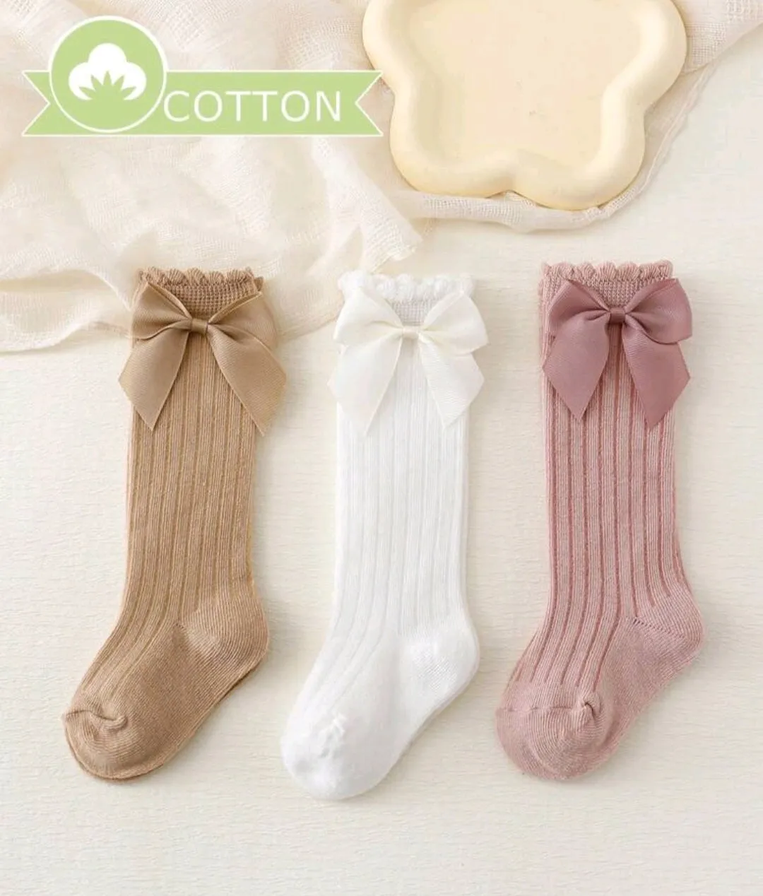 Bow Socks Singles #4000420