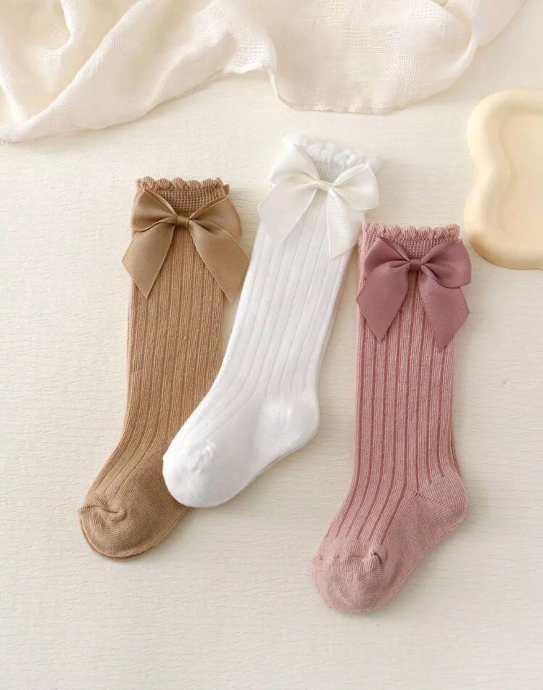 Bow Socks Singles #4000420