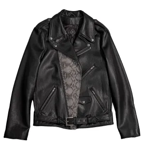 BOWERY JACKET - M / SNAKESKIN DETAIL