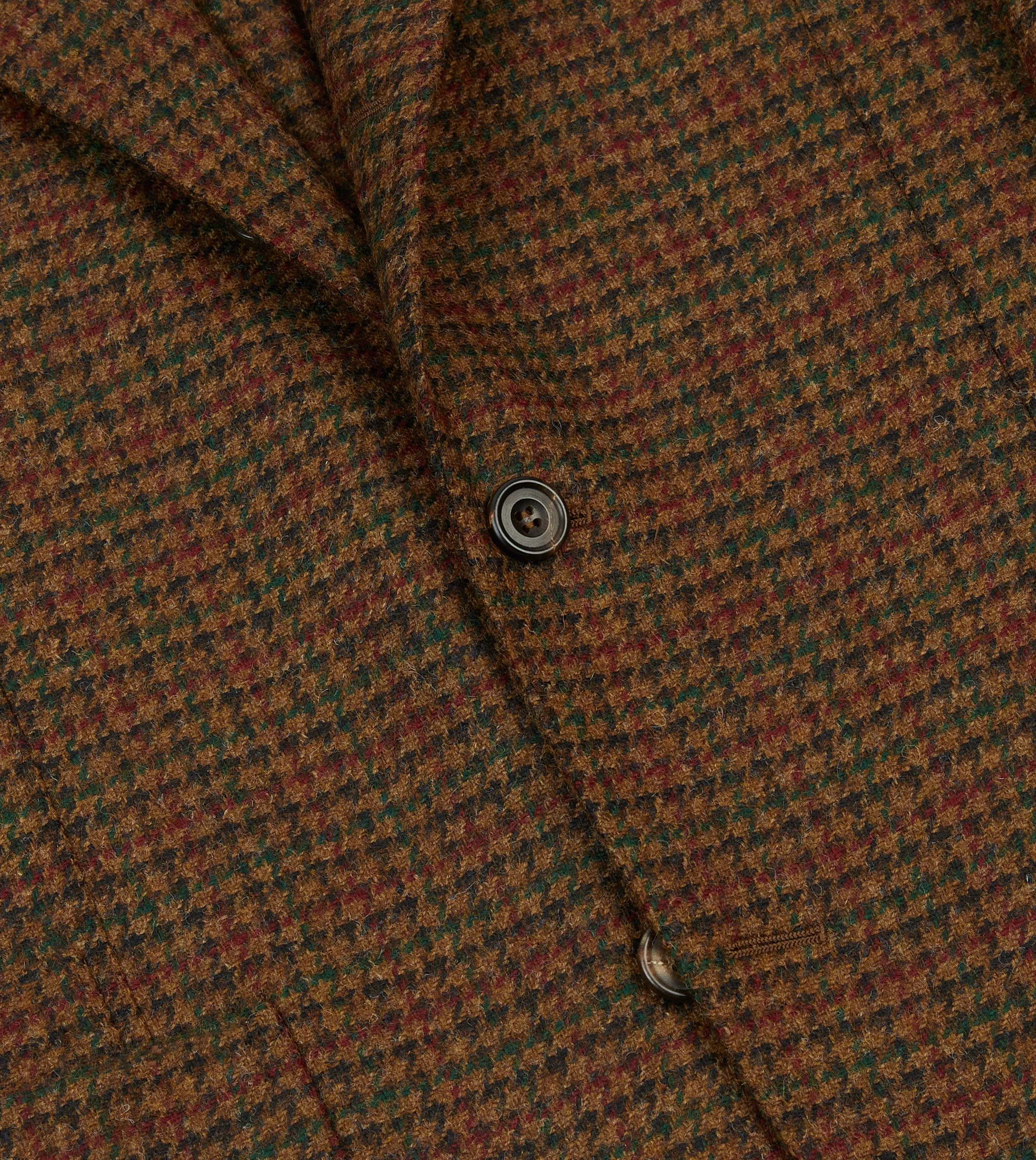 Brown Gun Club Check Tweed Blazer