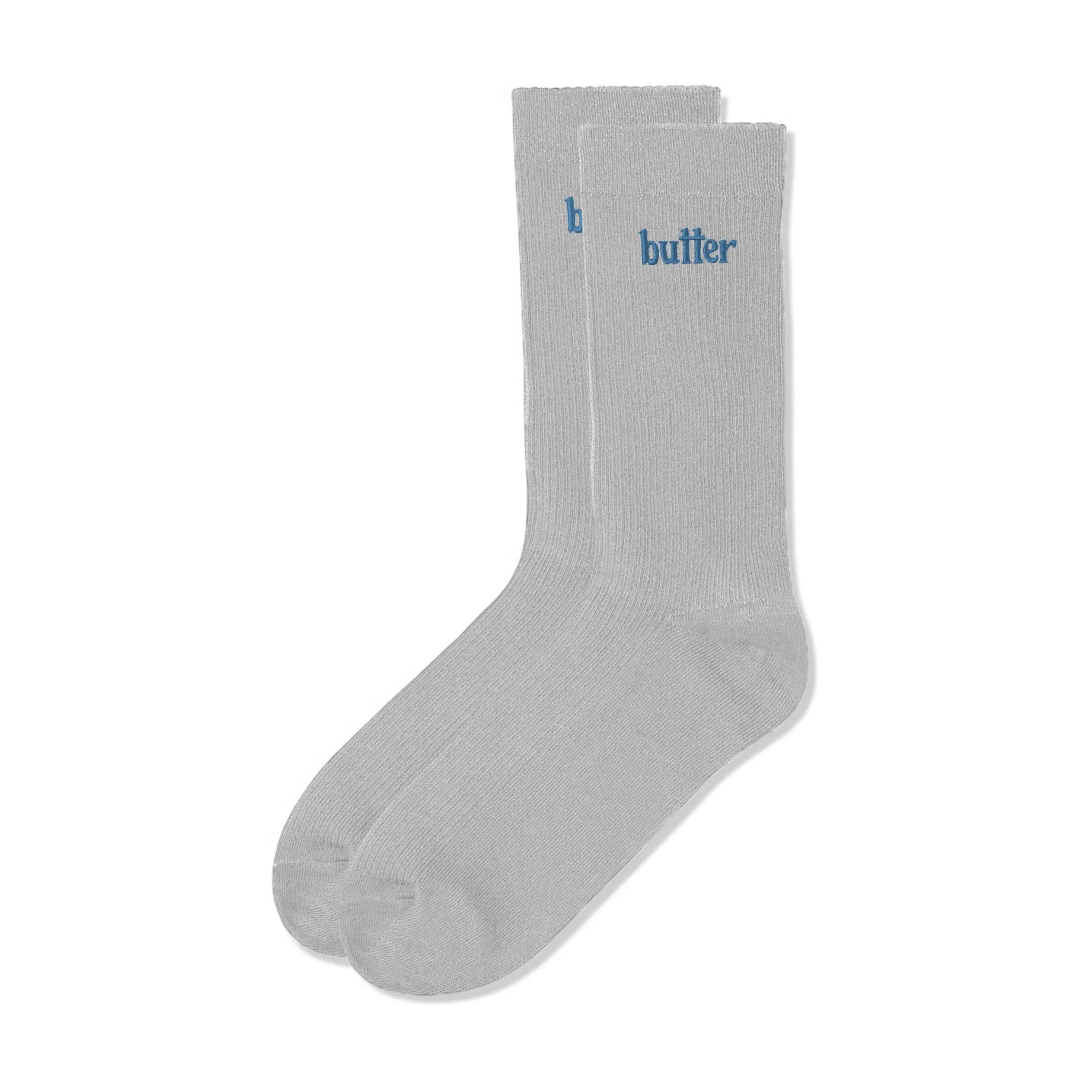 Butter Basic Socks: Grey