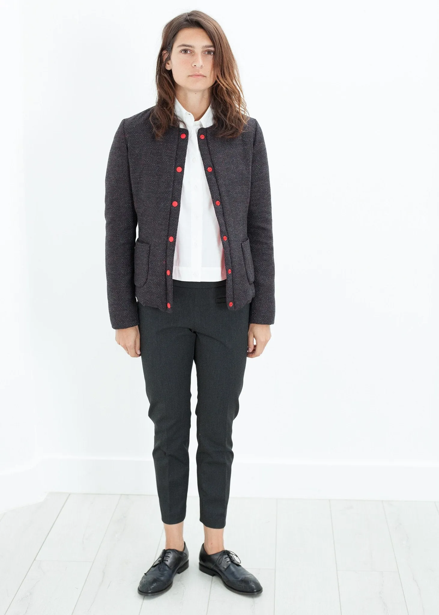 Camelia Reversible Jacket in Black/Red