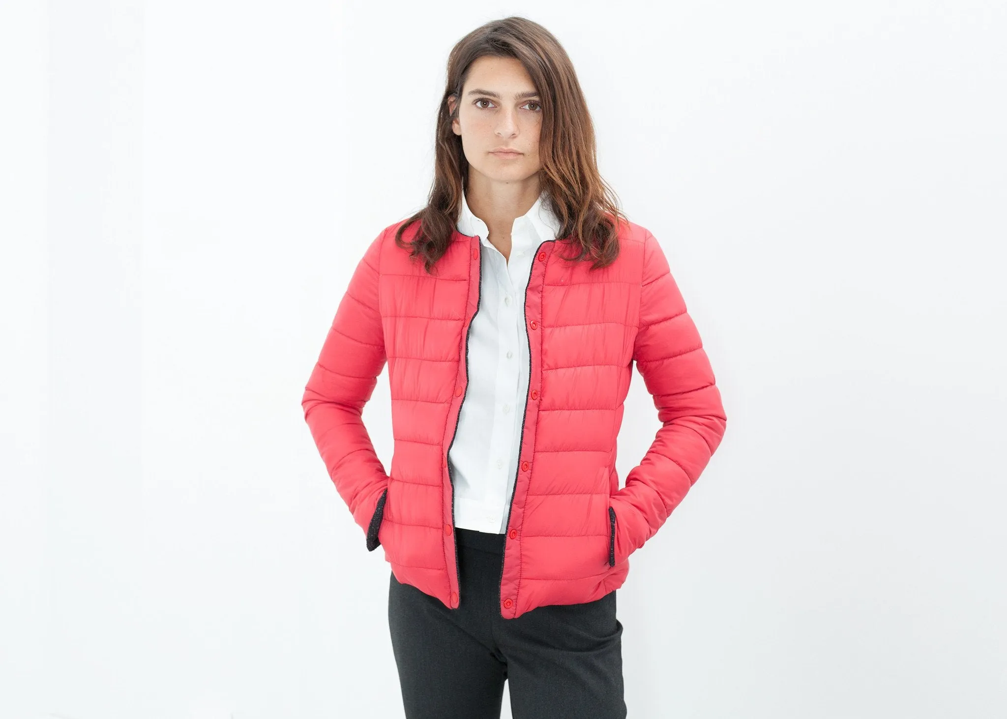 Camelia Reversible Jacket in Black/Red