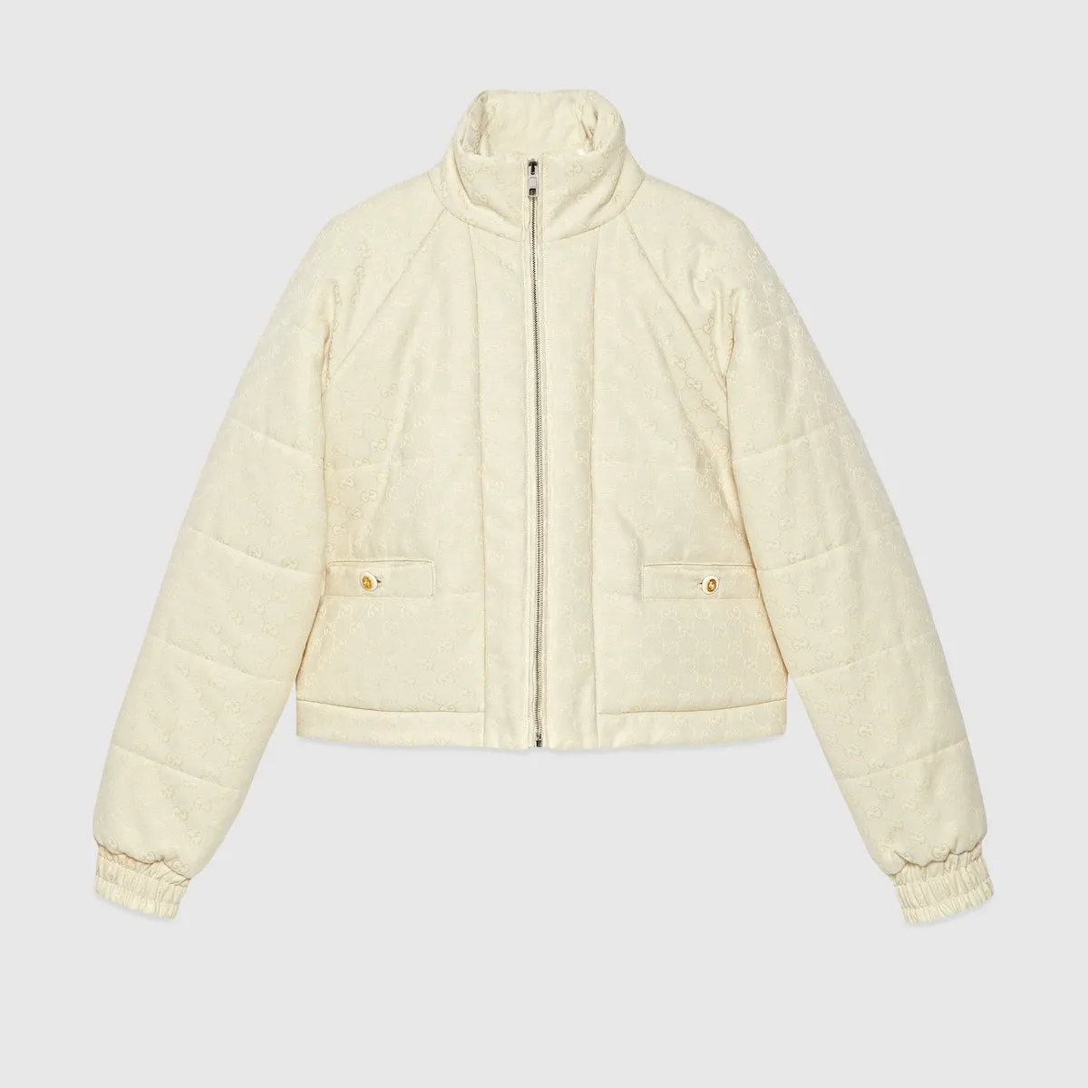 Canvas bomber jacket