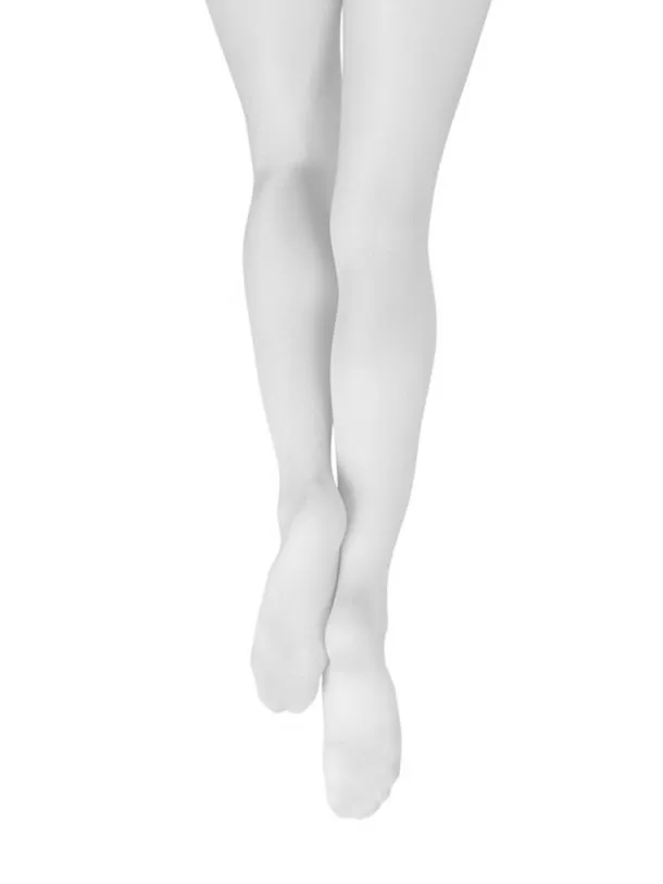 Capezio Ultra Shimmery #1808c Footed Child Tights