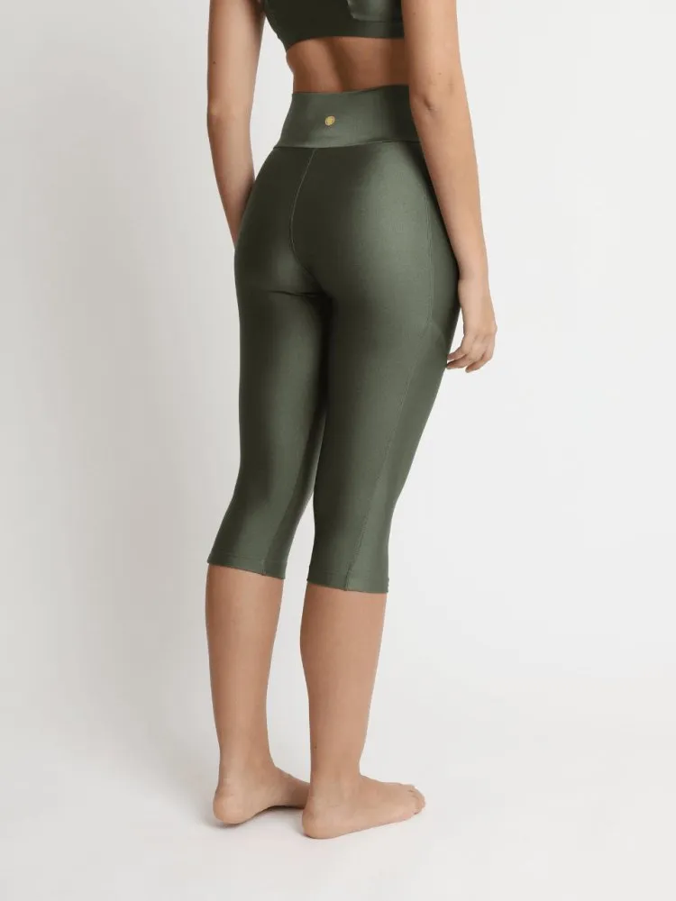 Capri Legging with Pockets - CROCO