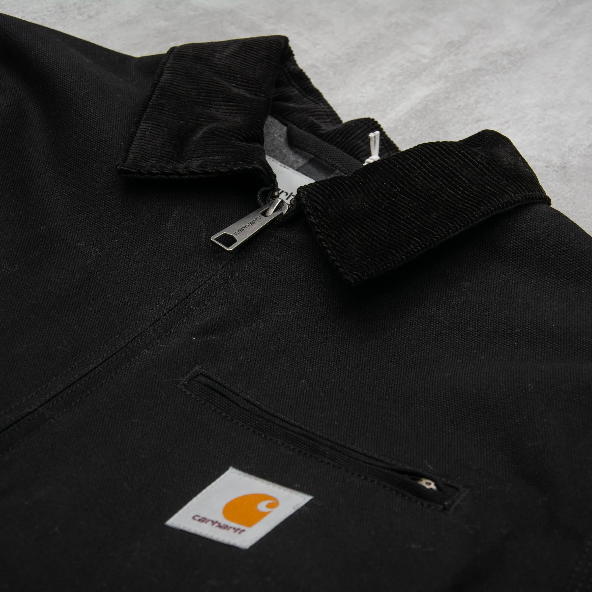 Carhartt WIP Detroit Jacket - Black Rigid