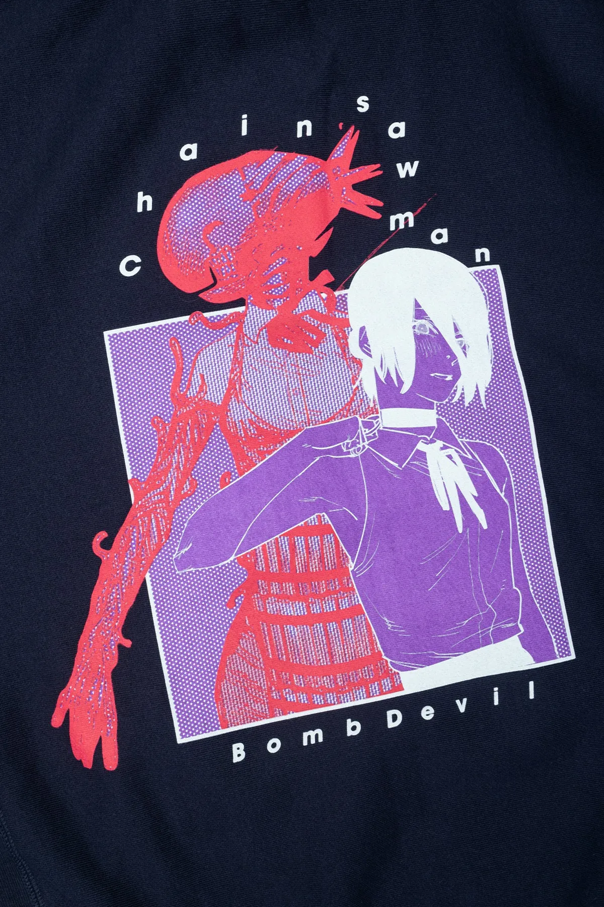 Chainsaw Man Reze Hoodie - Navy