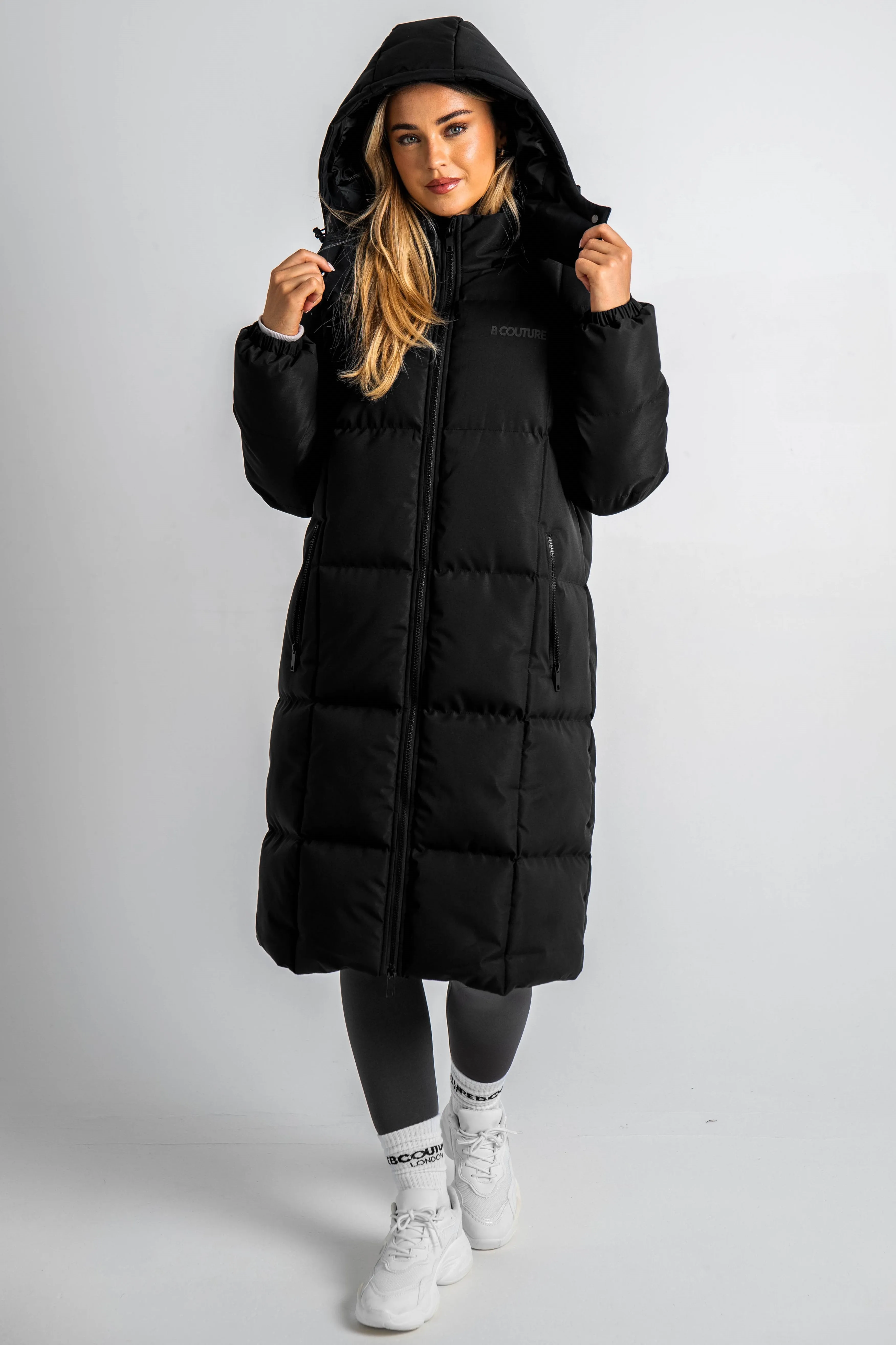 Chamberlain Longline Puffer Coat - Black