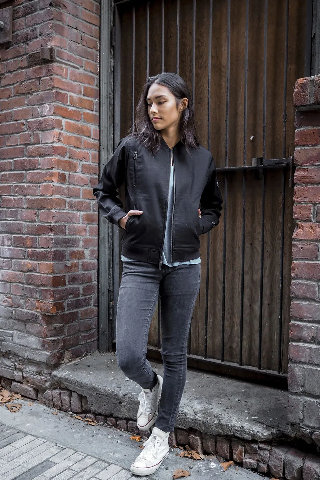 Charlotte | Women's Lined Bomber Jacket