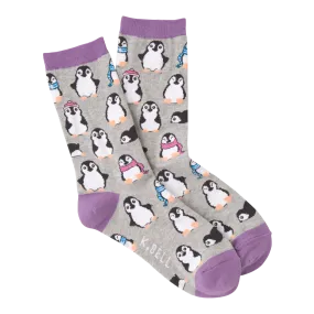 Chilly Penguins Women's Crew Socks