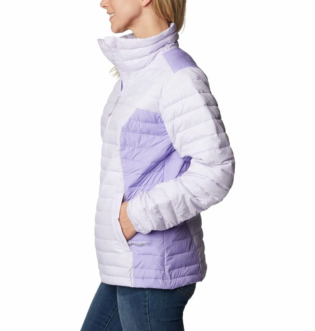 Columbia Womens Silver Falls Full Zip Jacket, Purple Tint, Frosted Purple, M