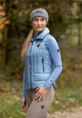 Covalliero Wmn Quilted Gilet Winter Sky