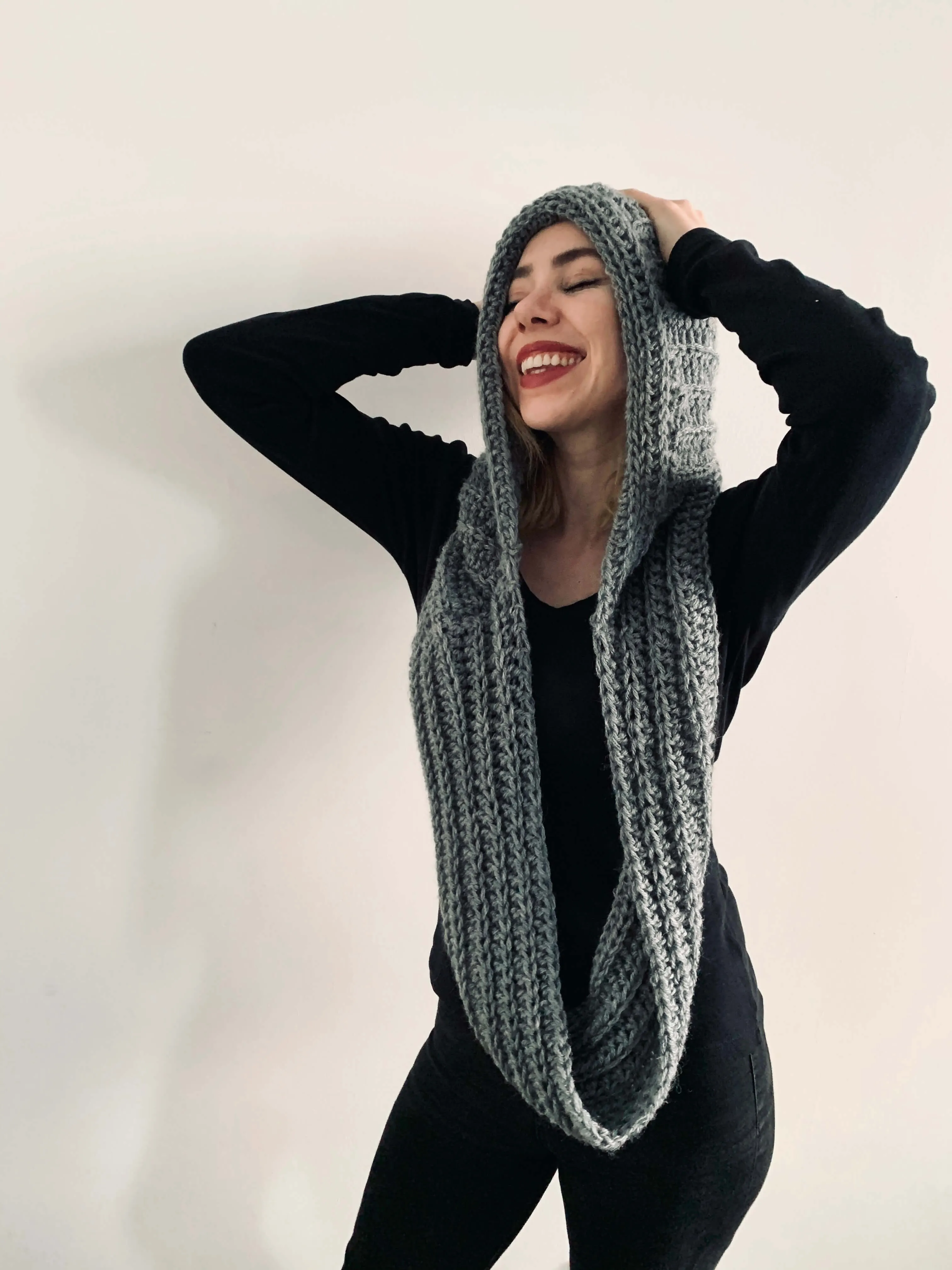 Crochet Kit - Hooded Alpa Scarf