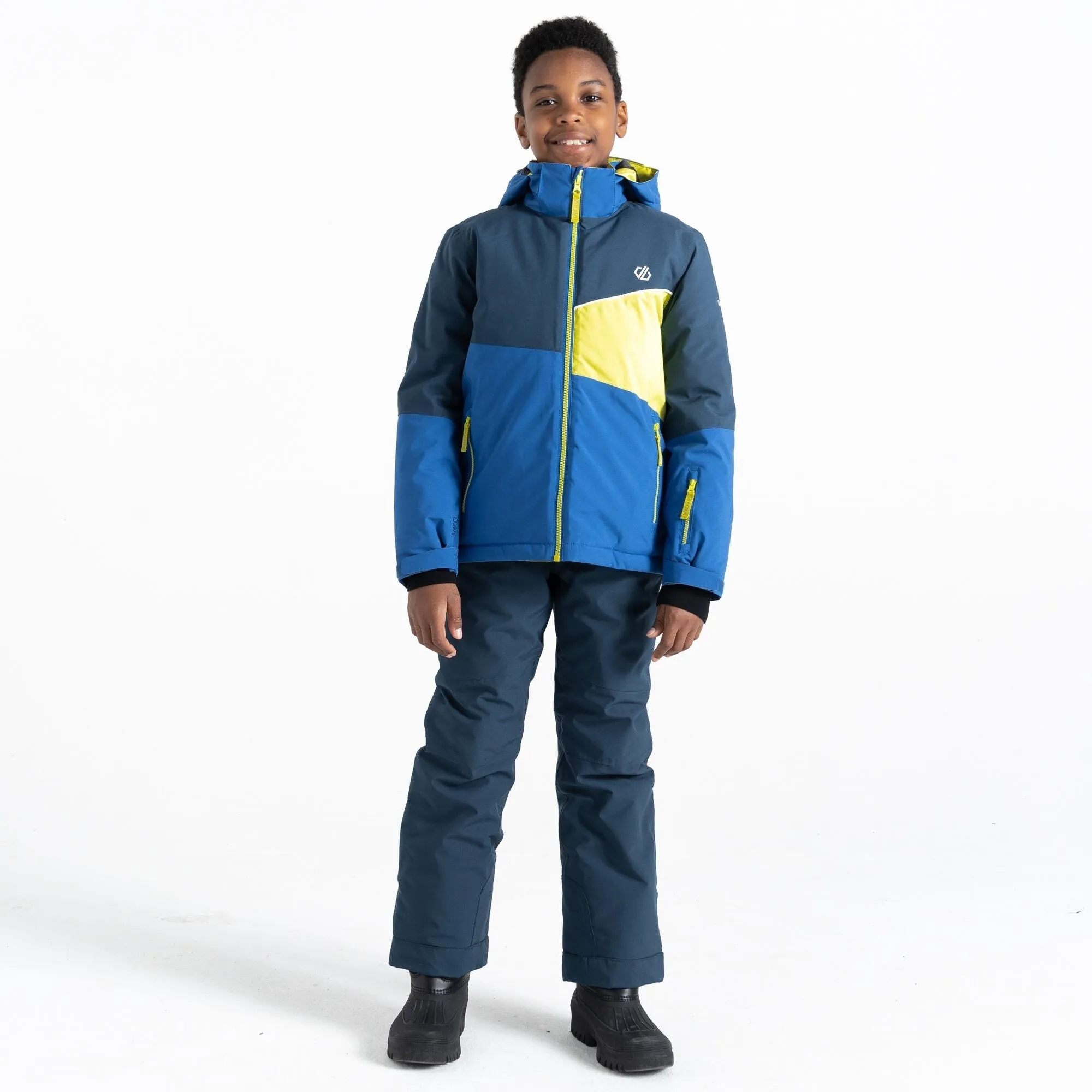 Dare2B Kids' Steazy Ski Jacket | Olympian Blue Moonlight Denim