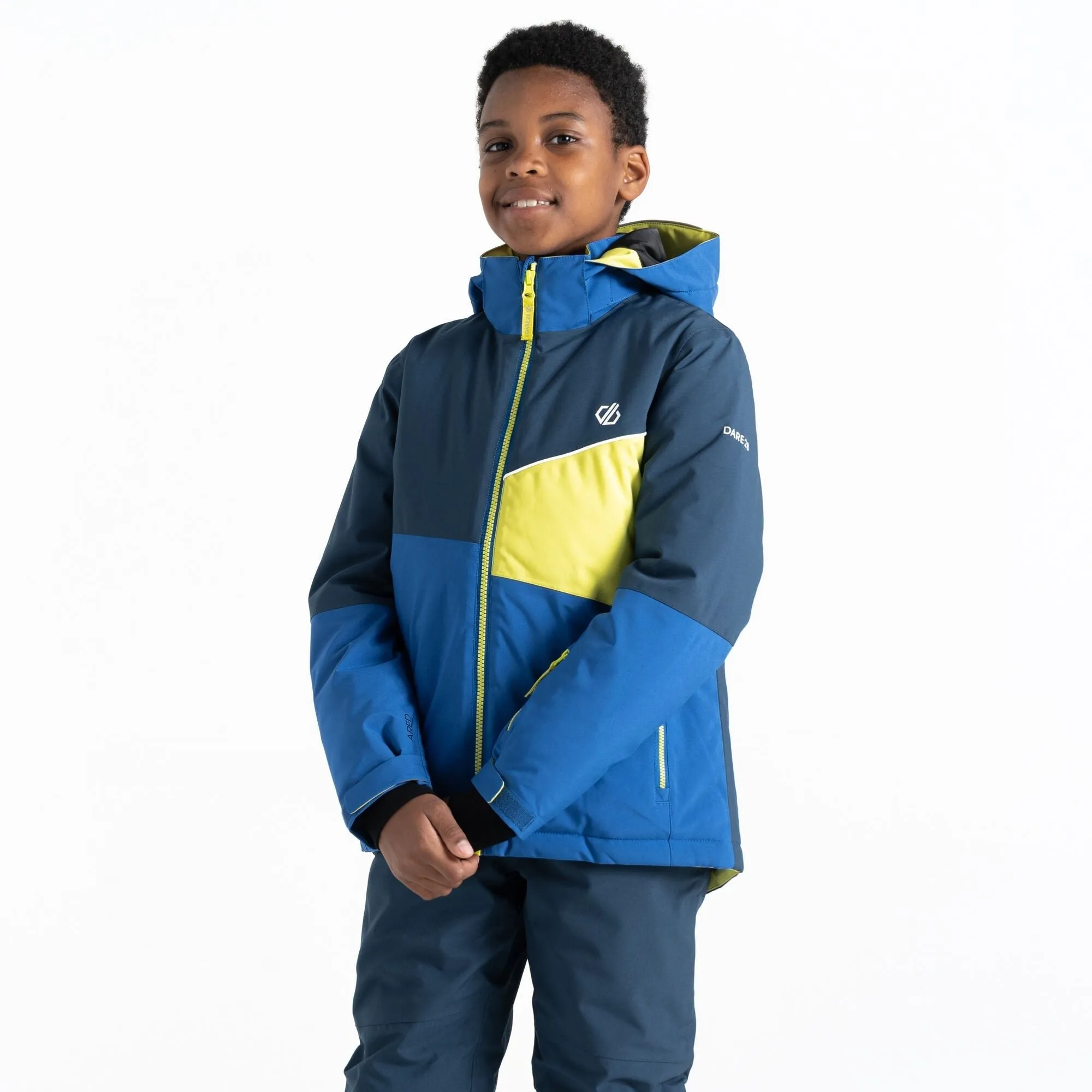 Dare2B Kids' Steazy Ski Jacket | Olympian Blue Moonlight Denim