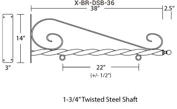 Deluxe Scroll Bracket