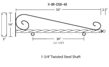 Deluxe Scroll Bracket