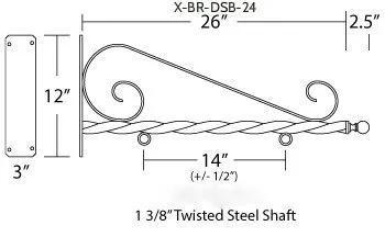 Deluxe Scroll Bracket