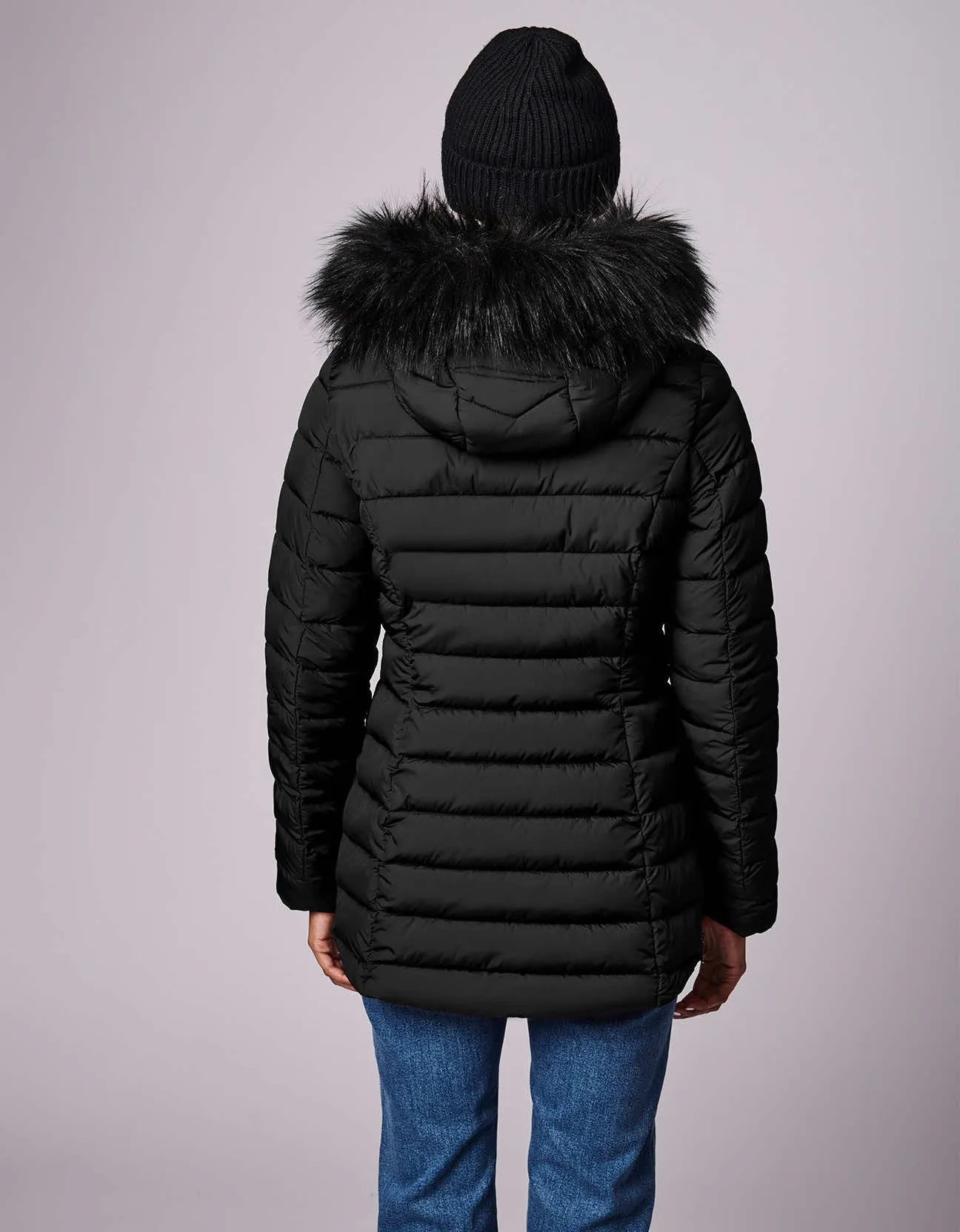 Denali Versatile Vegan Fur Puffer Jacket