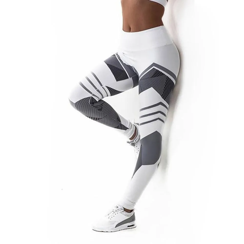 Digital Print Ice and Snow Fitness Sexy Leggings