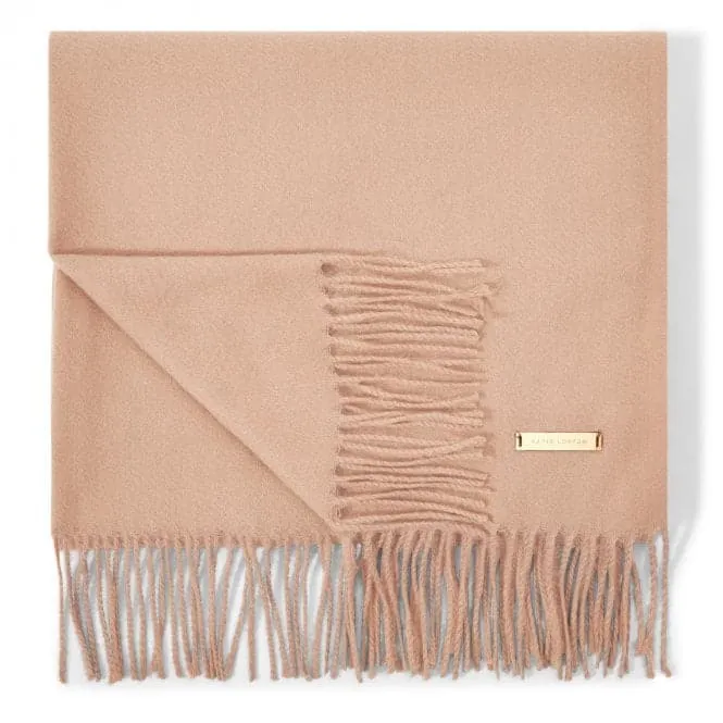 Dusty Pink Plain Blanket Scarf KLS519