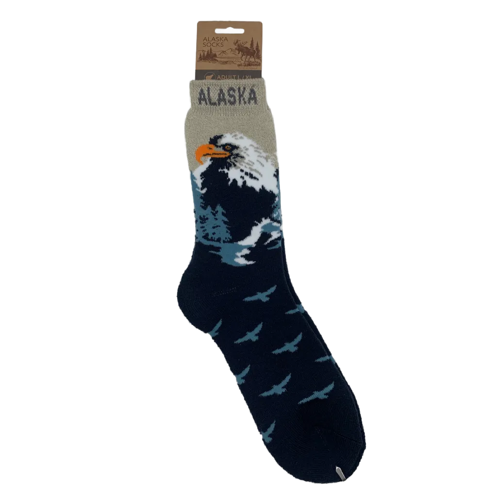 Eagle Profile Alaska Towel Socks