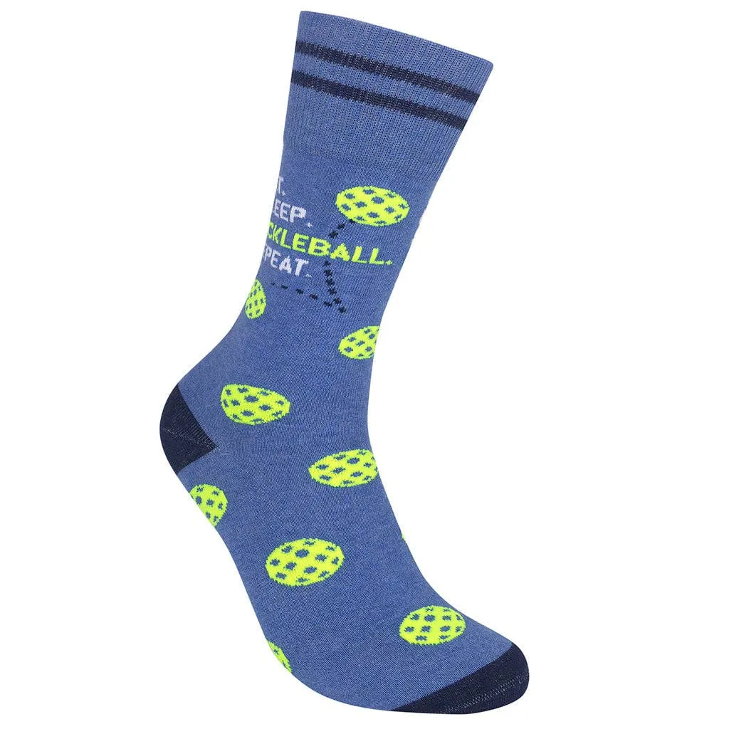 Eat Sleep Pickleball Repeat Socks | Pickleball Gifts